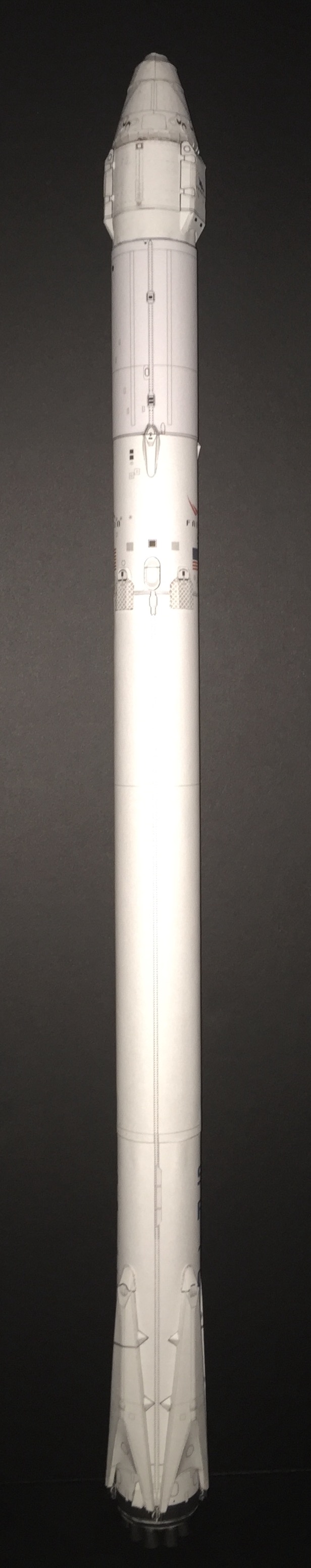 Falcon 9 – AXM Paper Space Scale Models.com