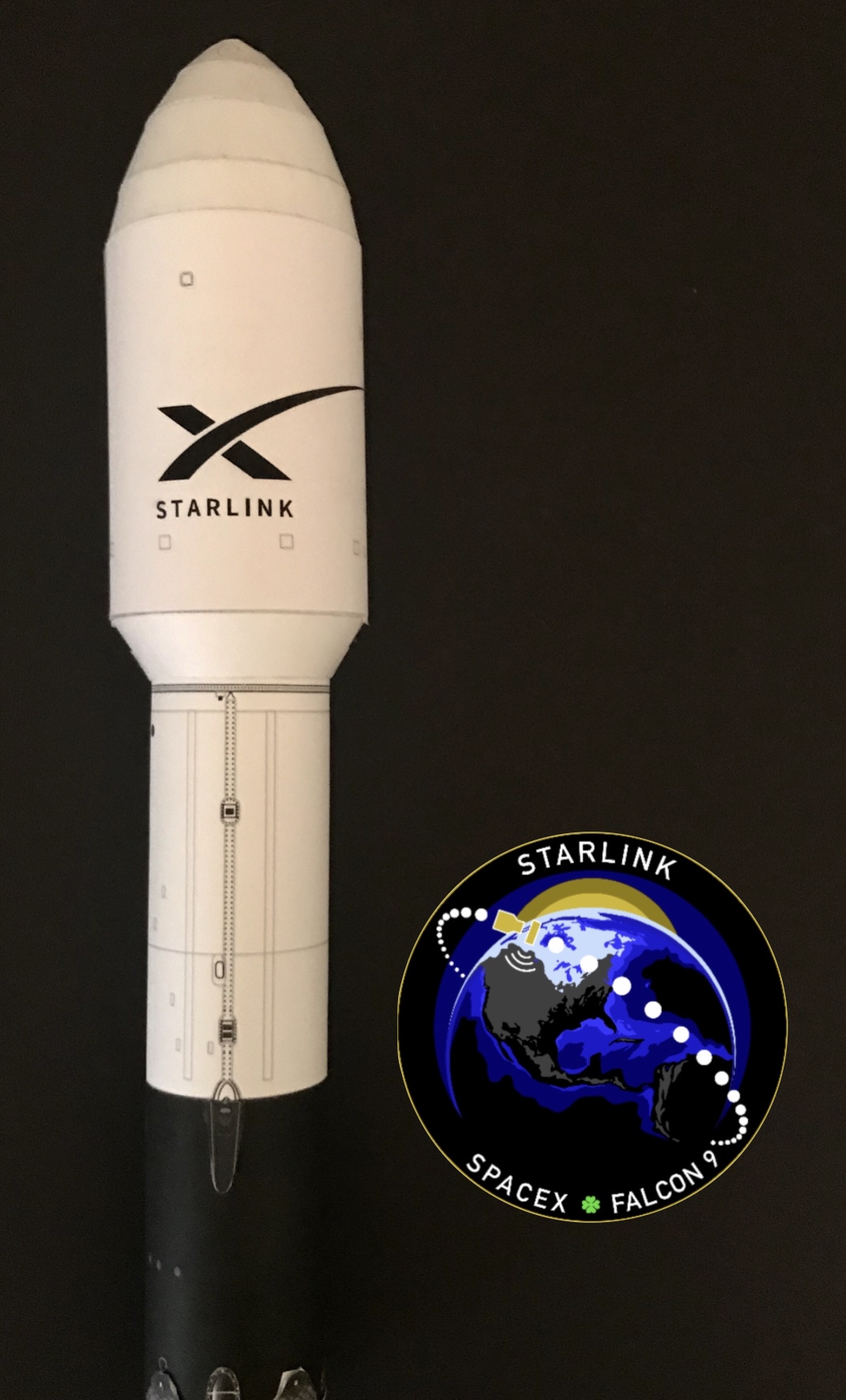 Falcon 9 Axm Paper Space Scale Models Com