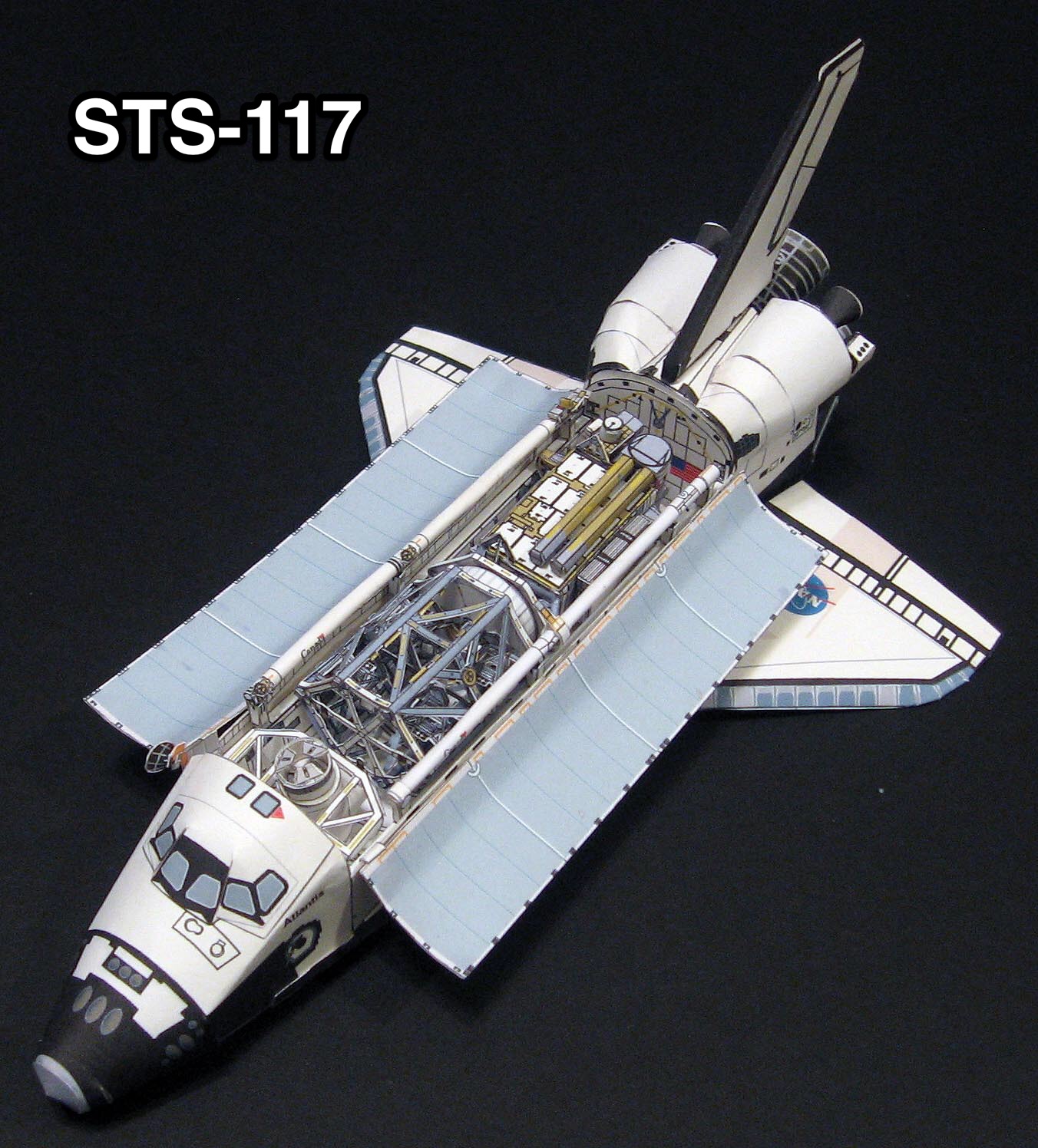 Proteus magical journey of the spacecraft 3D paper model Paper model kit 