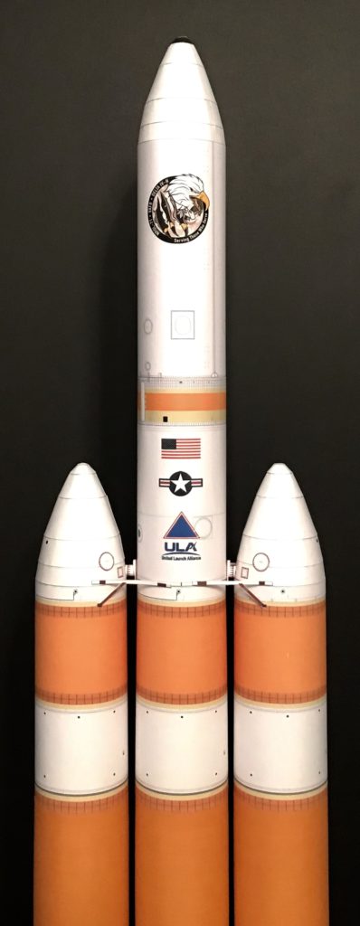 Delta IV - AXM Paper Space Scale Models.com | Delta IV Heavy NROL 71