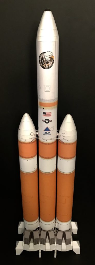 Delta IV - AXM Paper Space Scale Models.com | Delta IV Heavy NROL 71