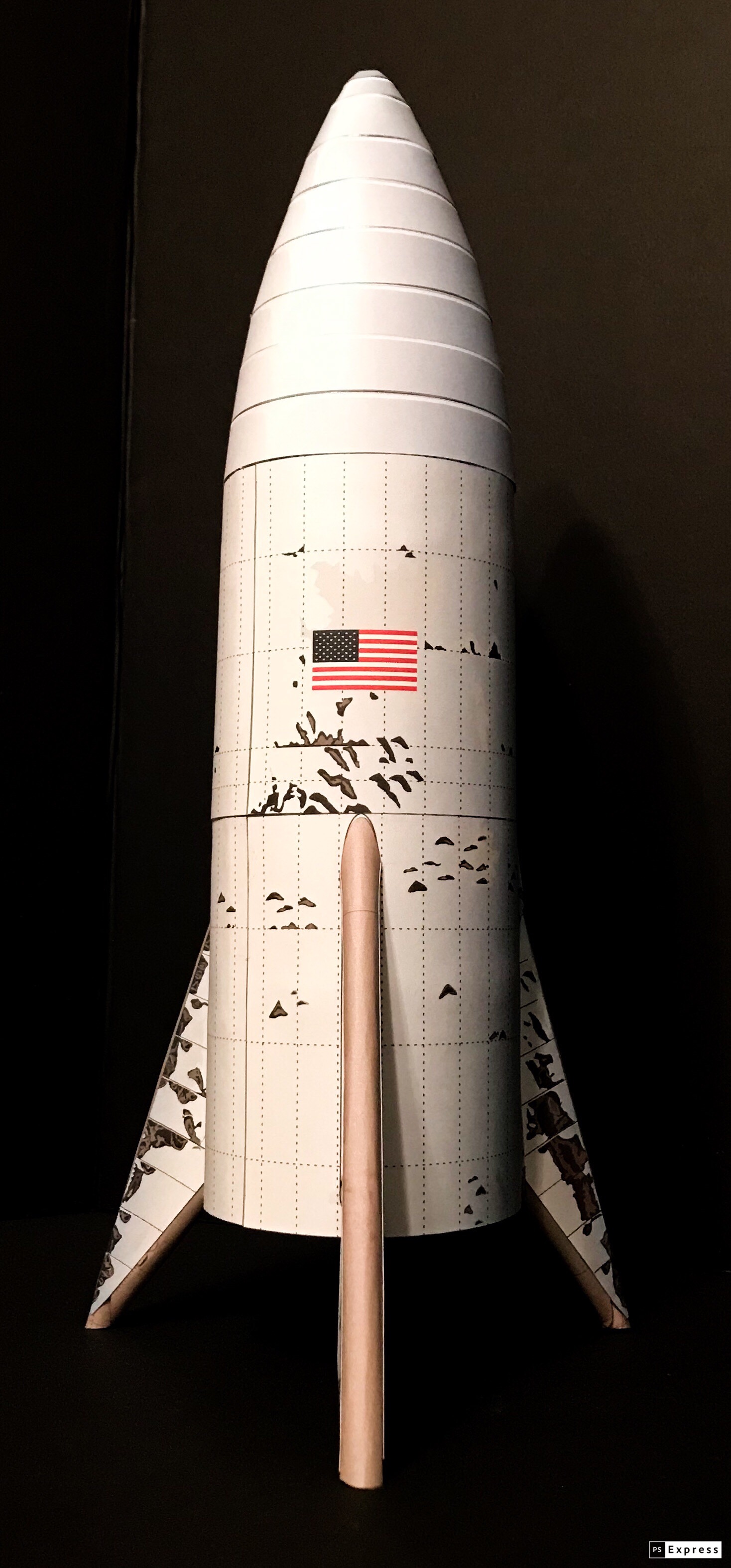 Spacex Starship Axm Paper Space Scale Models Com