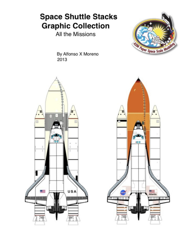 Space Shuttle Models – AXM Paper Space Scale Models.com