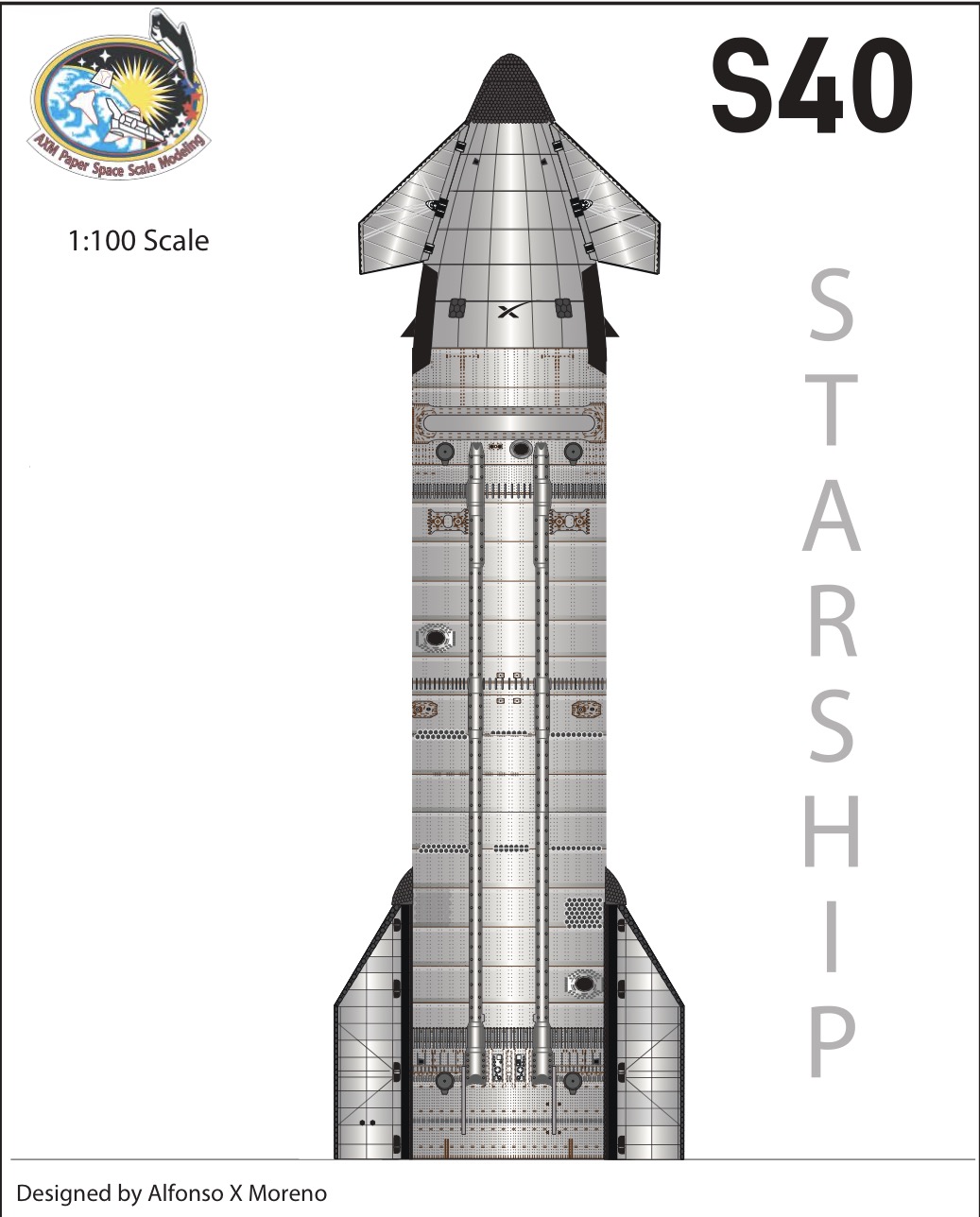 Axm Paper Rockets AXM Paper Space Scale Models.com – Space Shuttles, ISS and more paper ...